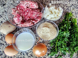 Parjoale moldovenesti (chiftele) ingrediente reteta