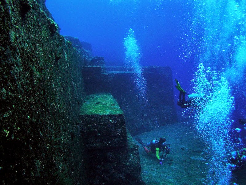 2. The Pyramids of Yonaguni-Jima, Japan - 5 Mind Blowing Underwater Cities 2. The Pyramids of Yonaguni-Jima, Japan - 5 Mind Blowing Underwater Cities