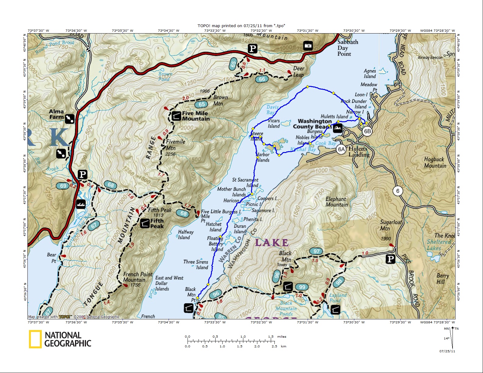Off on Adventure Steere Island (Lake Mother Bunch Islands