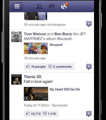 Aplikasi Mobile Facebook