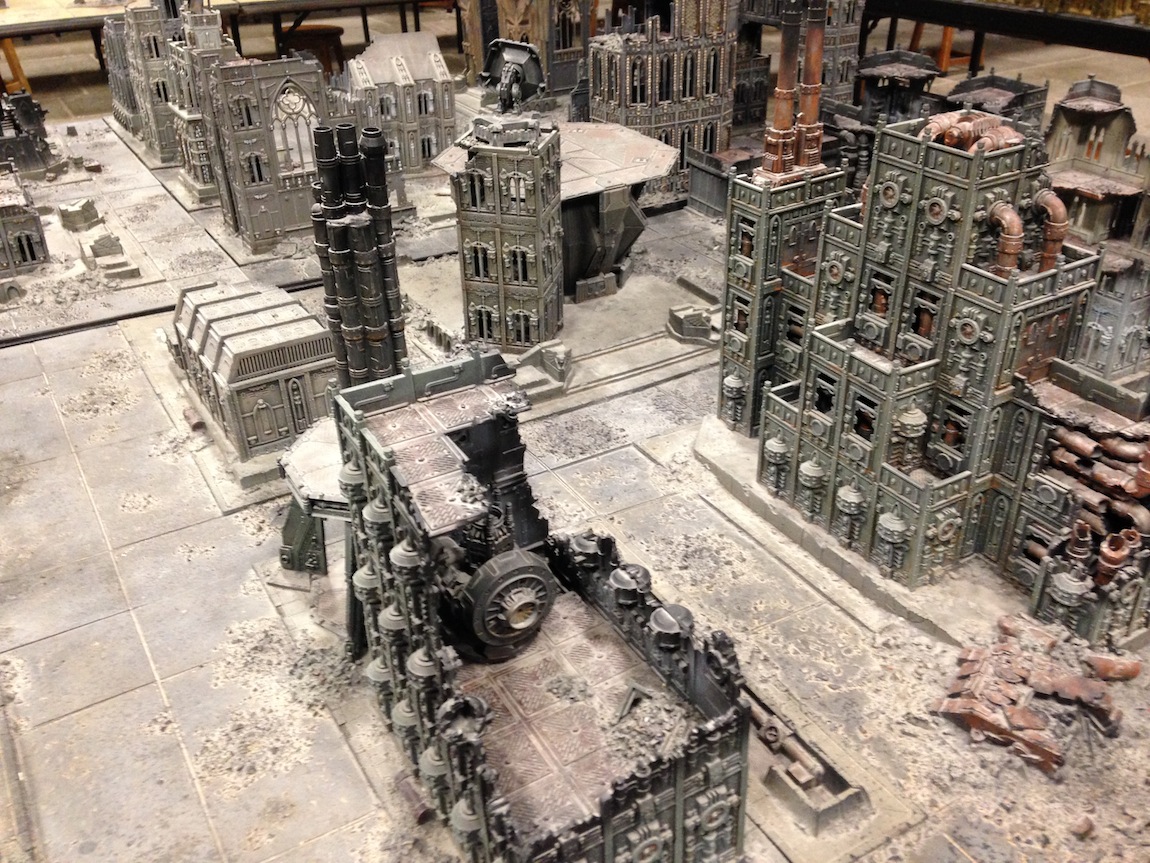 Warpstone Flux More Gaming Tables at Warhammer World