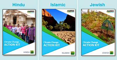 Climate change action guides for the Hindu, Islamic and Jewish faith communities