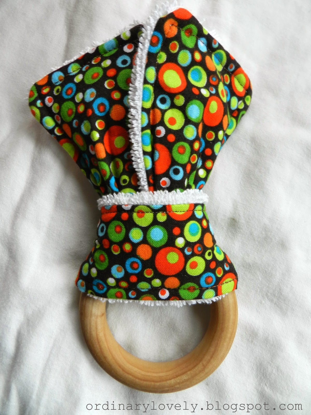 Ordinary Lovely Easy Handmade Teething Toys (a tutorial)