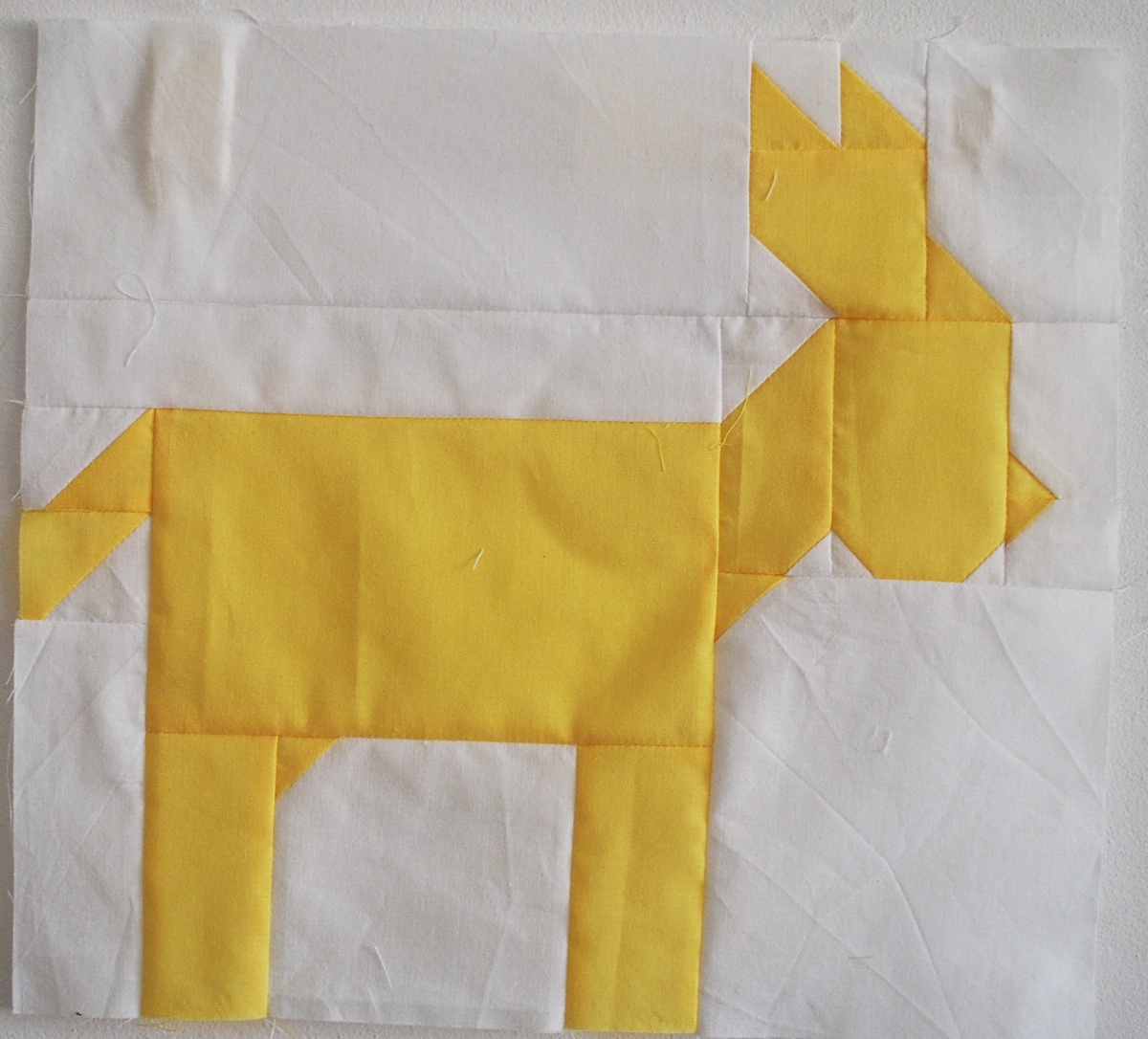 Milk and Honey Quilts Free Pattern Donkey Block
