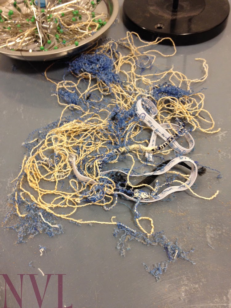 NewVintageLady Clothing restoration Repairing rotted shirring pt 1