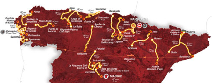 2012 Vuelta a España route leaked Pedal Dancer®