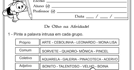 Texto só com substantivos Texto só com substantivos