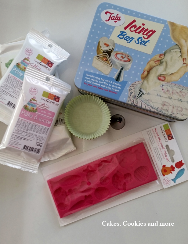 Silikonform Ostern und Zuckergusspaste von ScrapCooking - Icing Bag Set von Tala