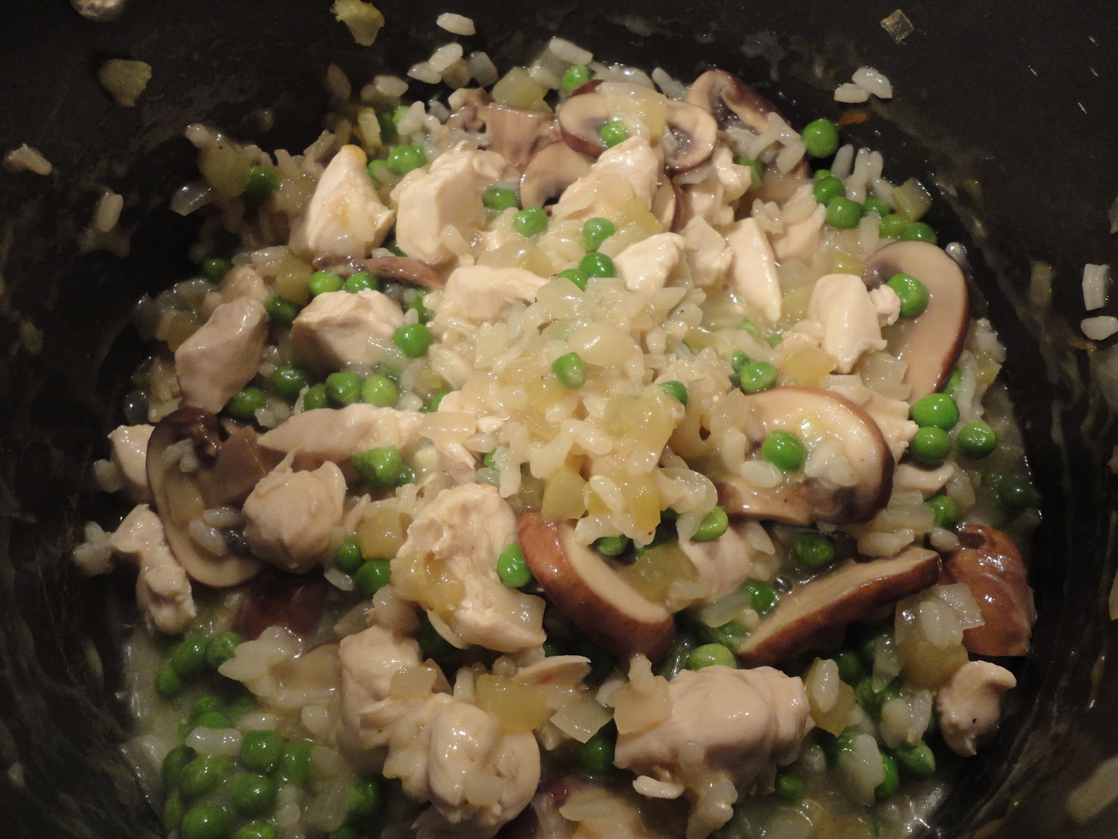 Babaduck: Chicken and Chestnut Mushroom Risotto