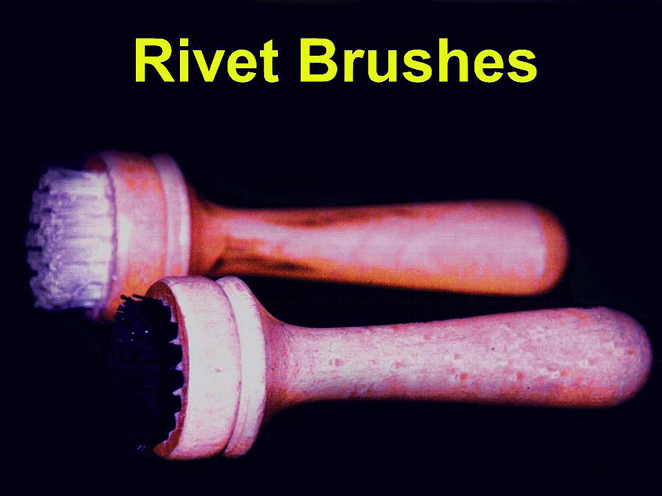 Hingst's Sign Post Using Rivet Brushes in Vinyl Applications