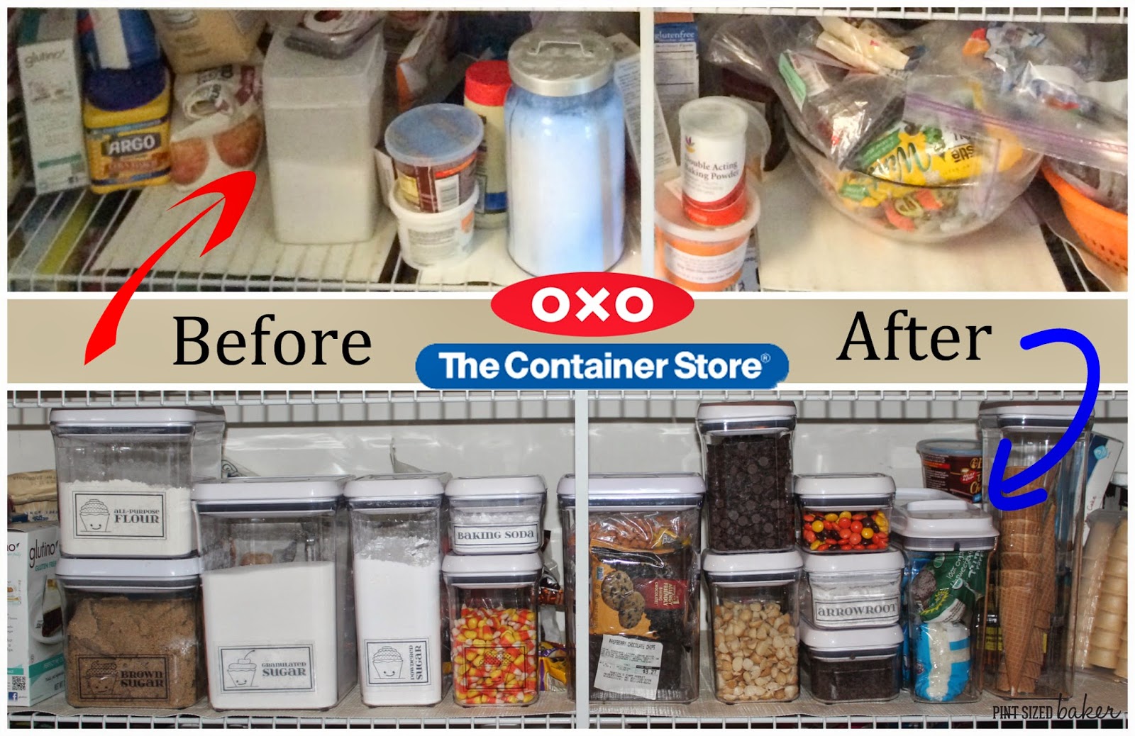 ORGANIZE MY PANTRY WITH ME USING OXO POP CONTAINERS