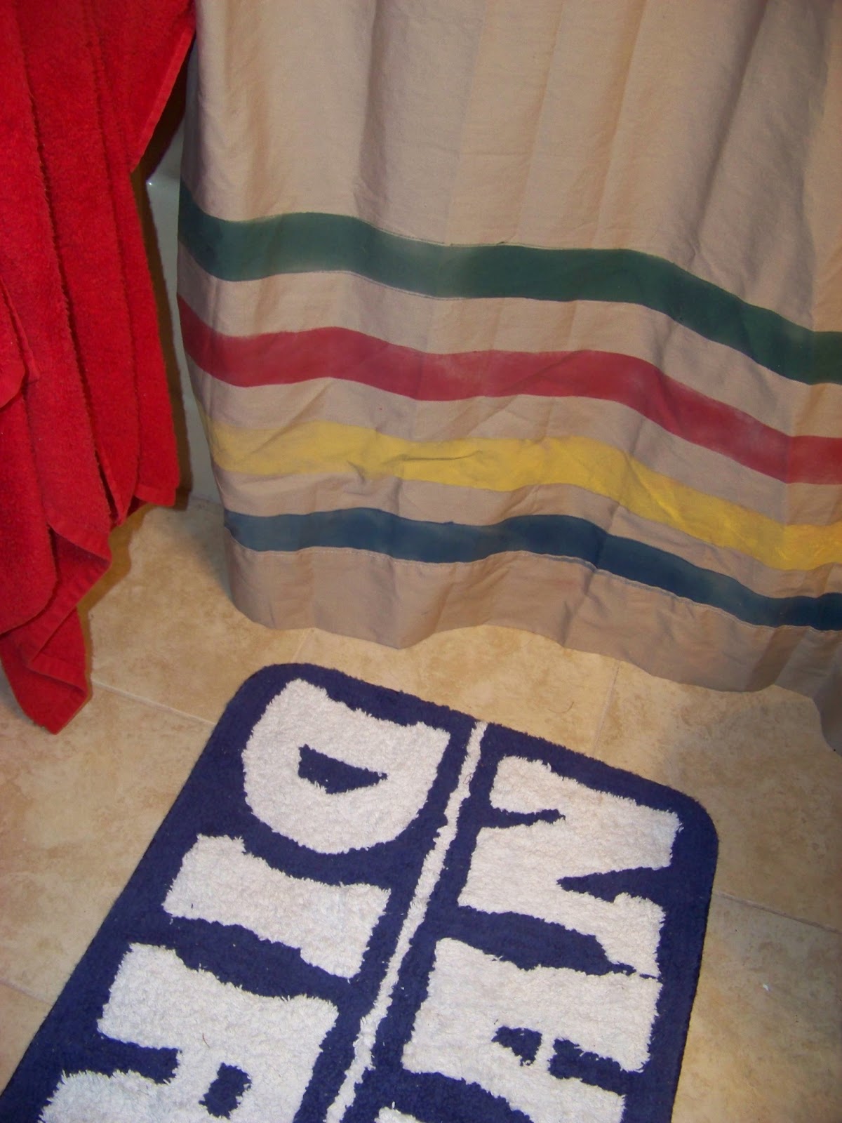The Sunset Lane Diy Pendleton Shower Curtain