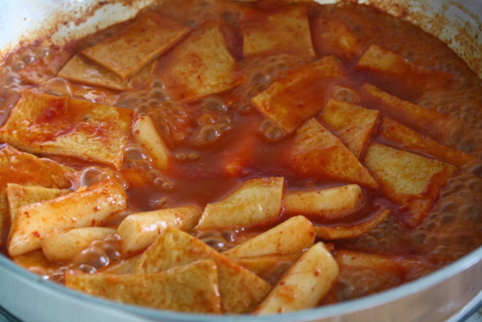 Tteokbokki (Spicy rice cakes) The Famished Foodie