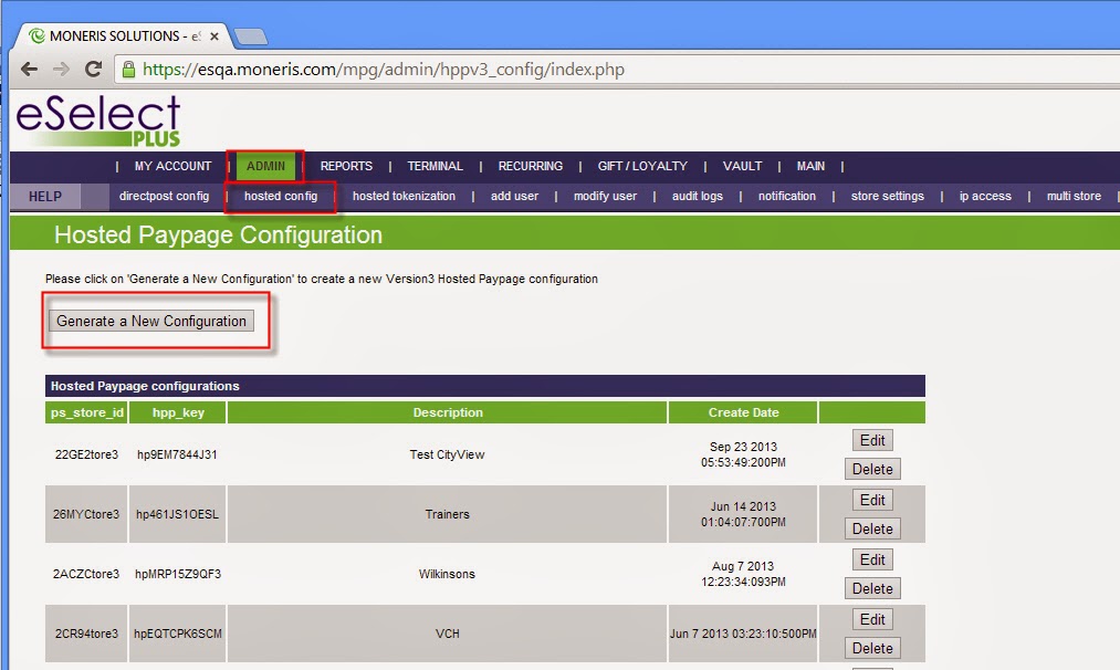 Tech Crazy Zone C Access Moneris Payment Gateway in Local