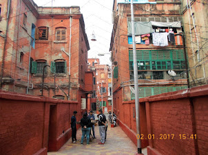 "Bow Barracks" colony .Once known as a "Anglo- Indian Enclave" of Kolkata.