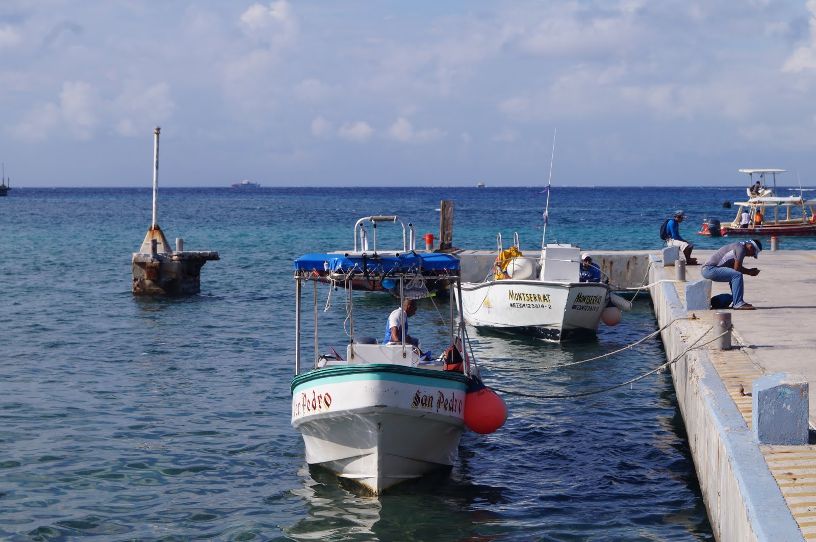 A pier in Cozumel