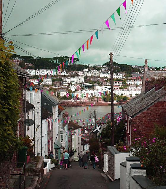 Fowey seen from Polruan, the fishing village across the river