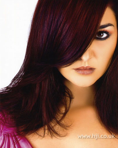 Red Hair Ed Brunette Black Hair Color Red Tint