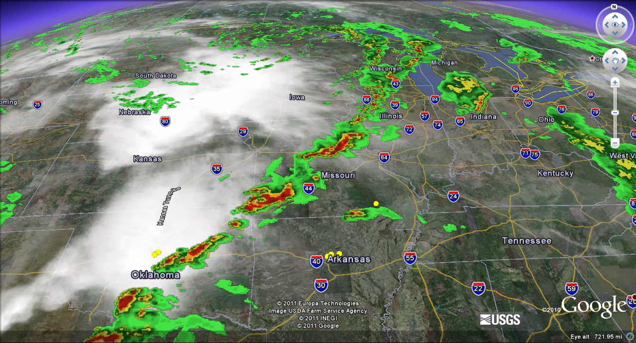 Posted 7:40 PM CST: Tornadoes