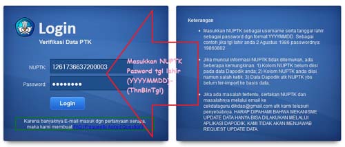 setelah berhasil login akan tampil halaman seperti gambar di bawah