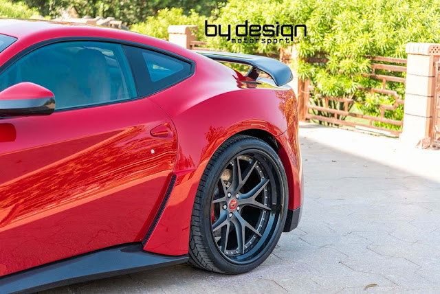 Matt Red N-Largo Novitec Rosso Ferrari F12 in Saudi by ByDesign