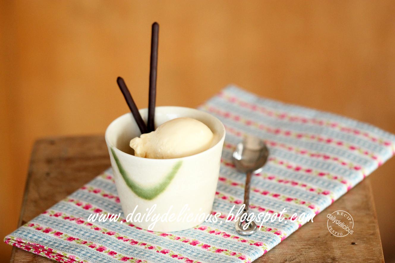 dailydelicious Rum Ice cream Cool down with light ice cream.