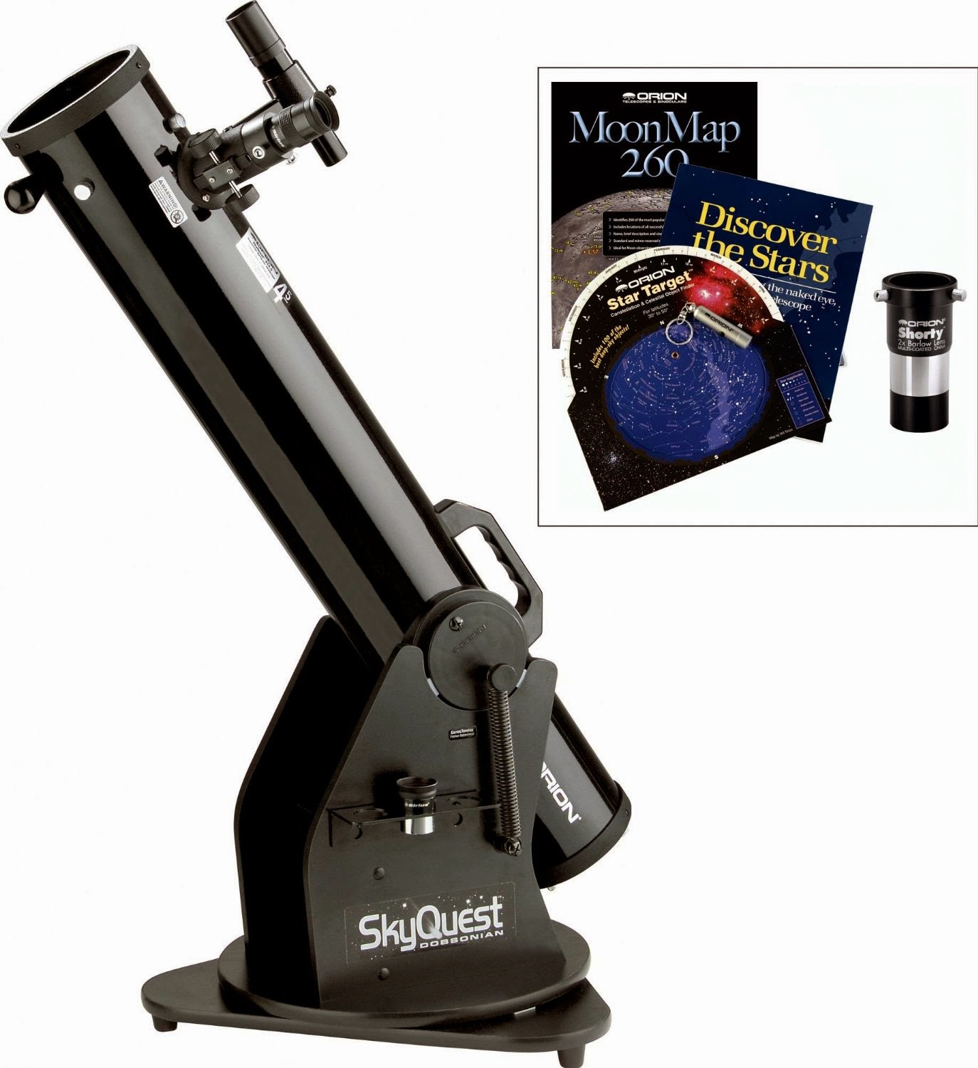 orion telescopes Orion 27192 XT4.5 Dobsonian 114mm (4.5") Aperture And