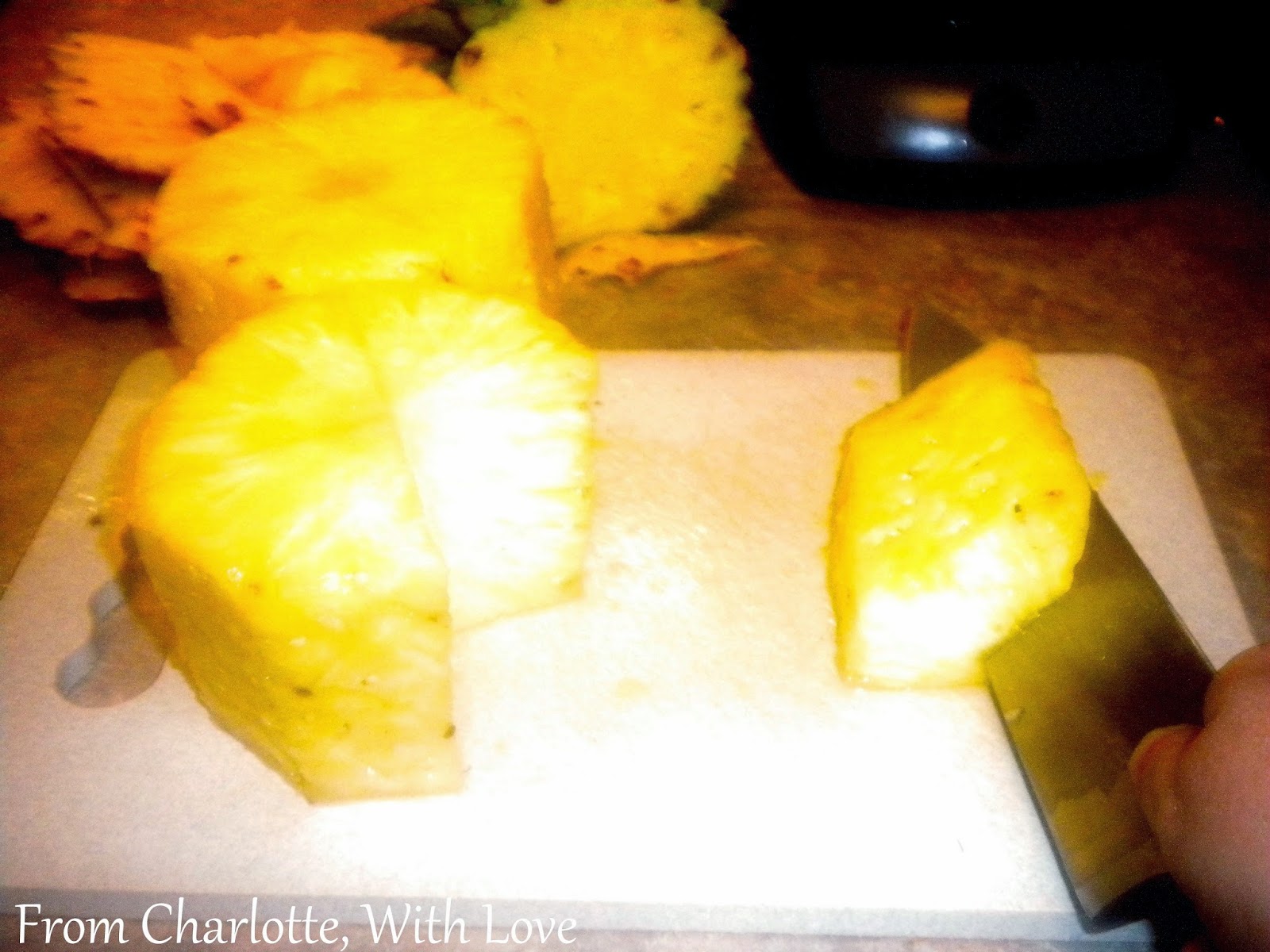 From Charlotte, With Love Tips & Tricks Cutting Pineapple