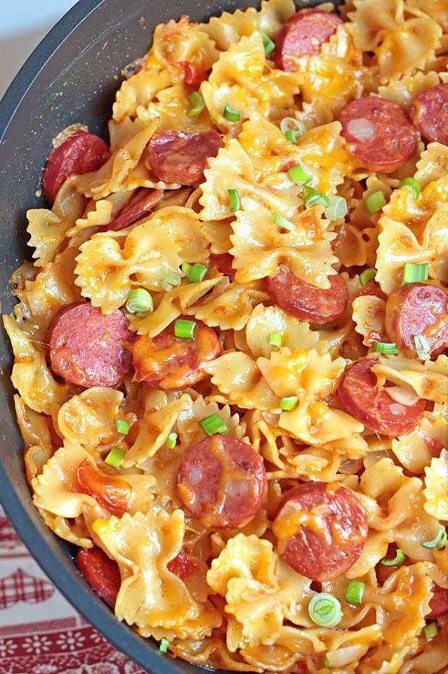 One Pot Kielbasa Pasta ~ good recipes