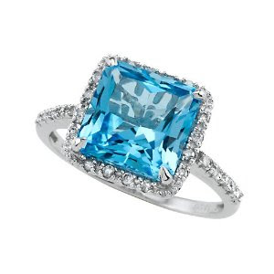 Blue Topaz Ring