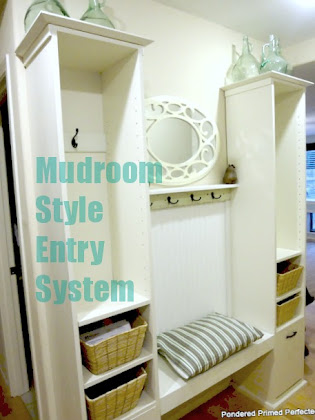 Mudroom Style Entry DIY
