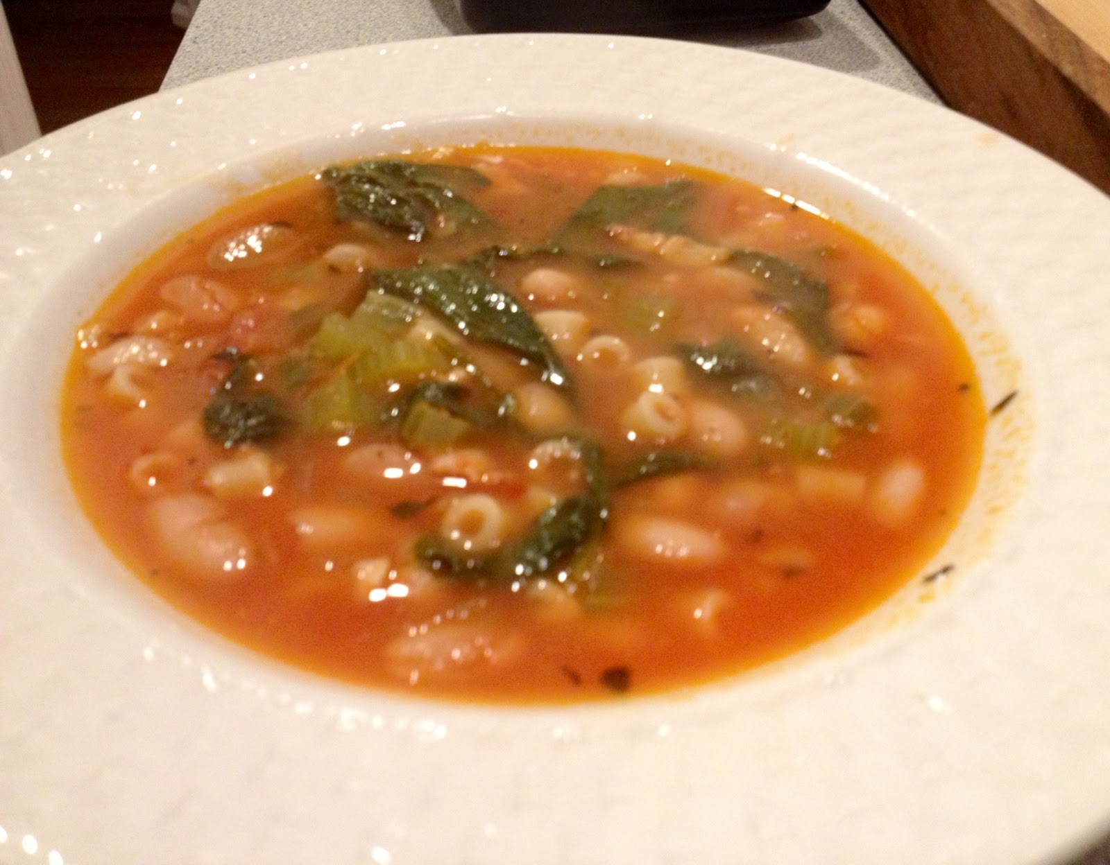 On Shea's Table Minestrone Soup