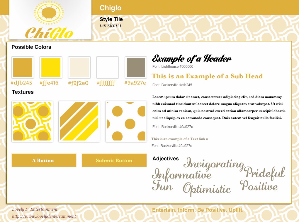 Entertainment Entrepreneur design Style Tiles