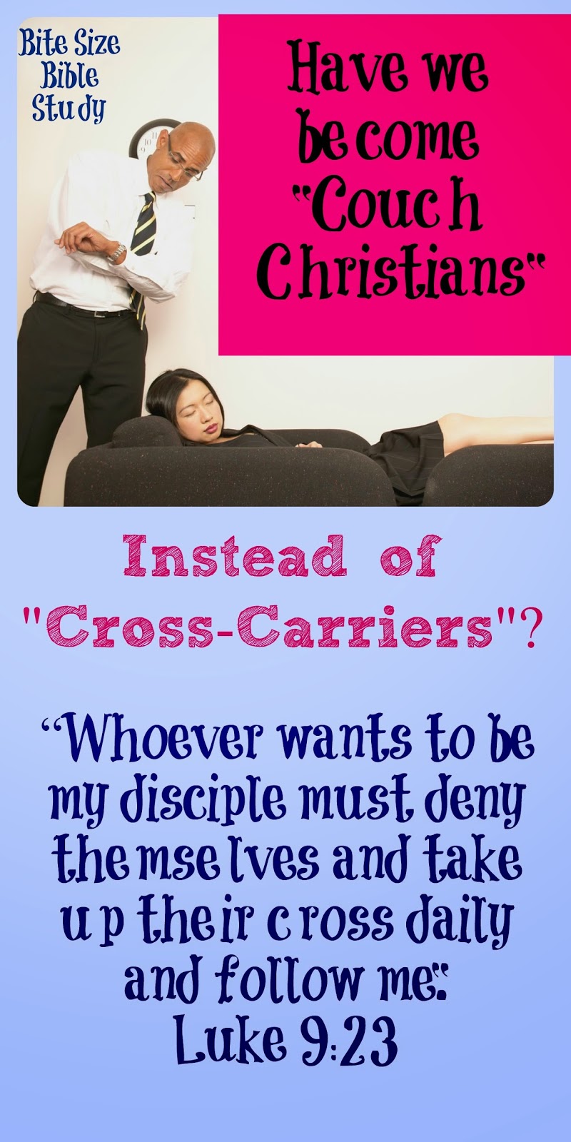 Bite Size Bible Study Couch Christians