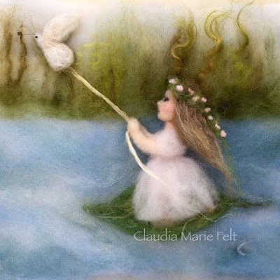 Thumbelina wool illustration