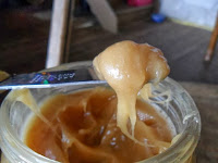 Jar of whipped honey