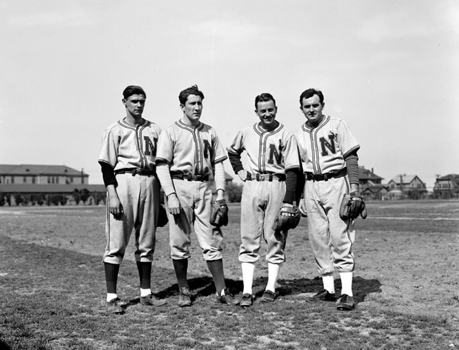 Hampton Roads Naval Museum 1943 NTS Norfolk Baseball Team