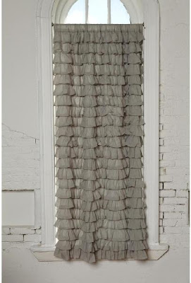 A Drop In The Bucket Layered Ruffle Curtain Tutorial