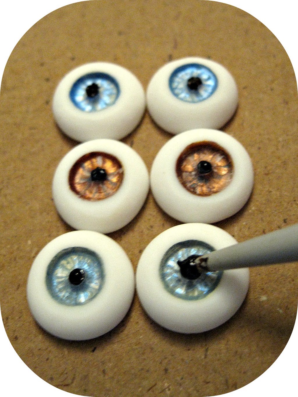 ...Make It With Me How to Make FIMO Clay Eyes For The Pin Up Ghoul