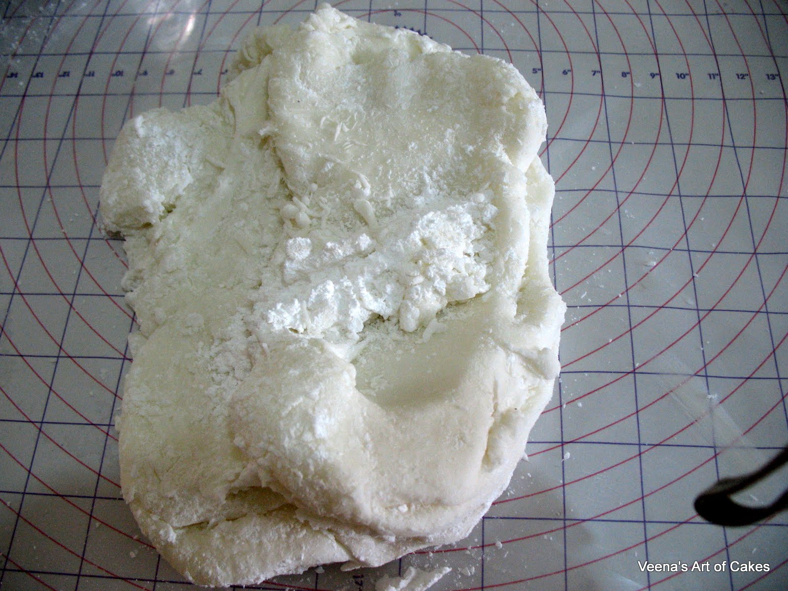 suggest you do not add any more powdered sugar at this point even if ...