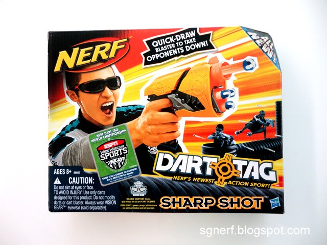 Nerf Dart Tag promo site on Behance