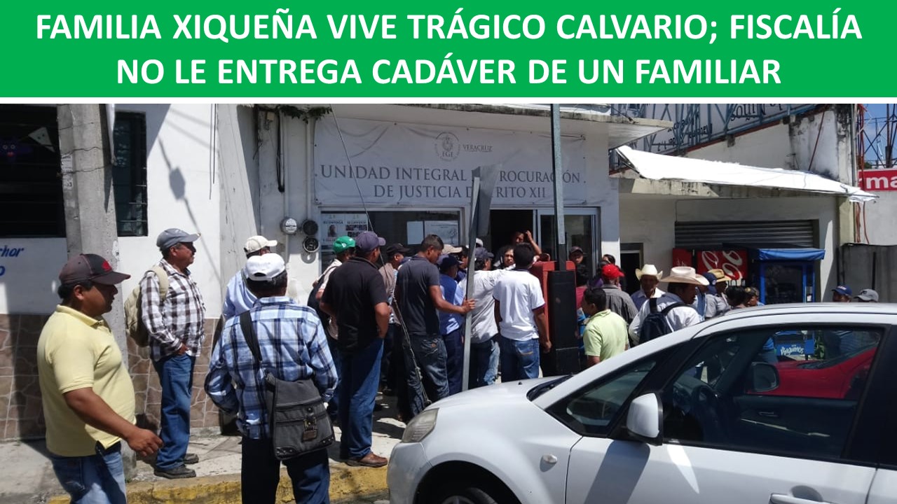 FISCALÍA NO LE ENTREGA CADÁVER DE UN FAMILIAR