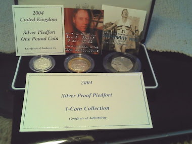 2004 SILVER PROOF PIEDFORT 3 COIN COLLECTION