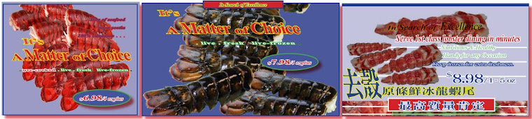 Lobster tails available at Lobsters Only Seafood