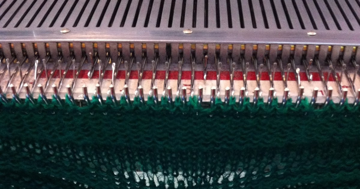 Machine Knitting Fun The Dreaded Garter Bar