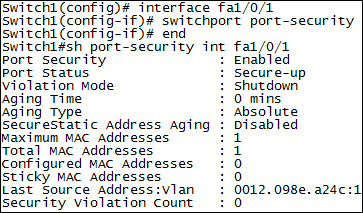 Cisco+switch+port+security+commands