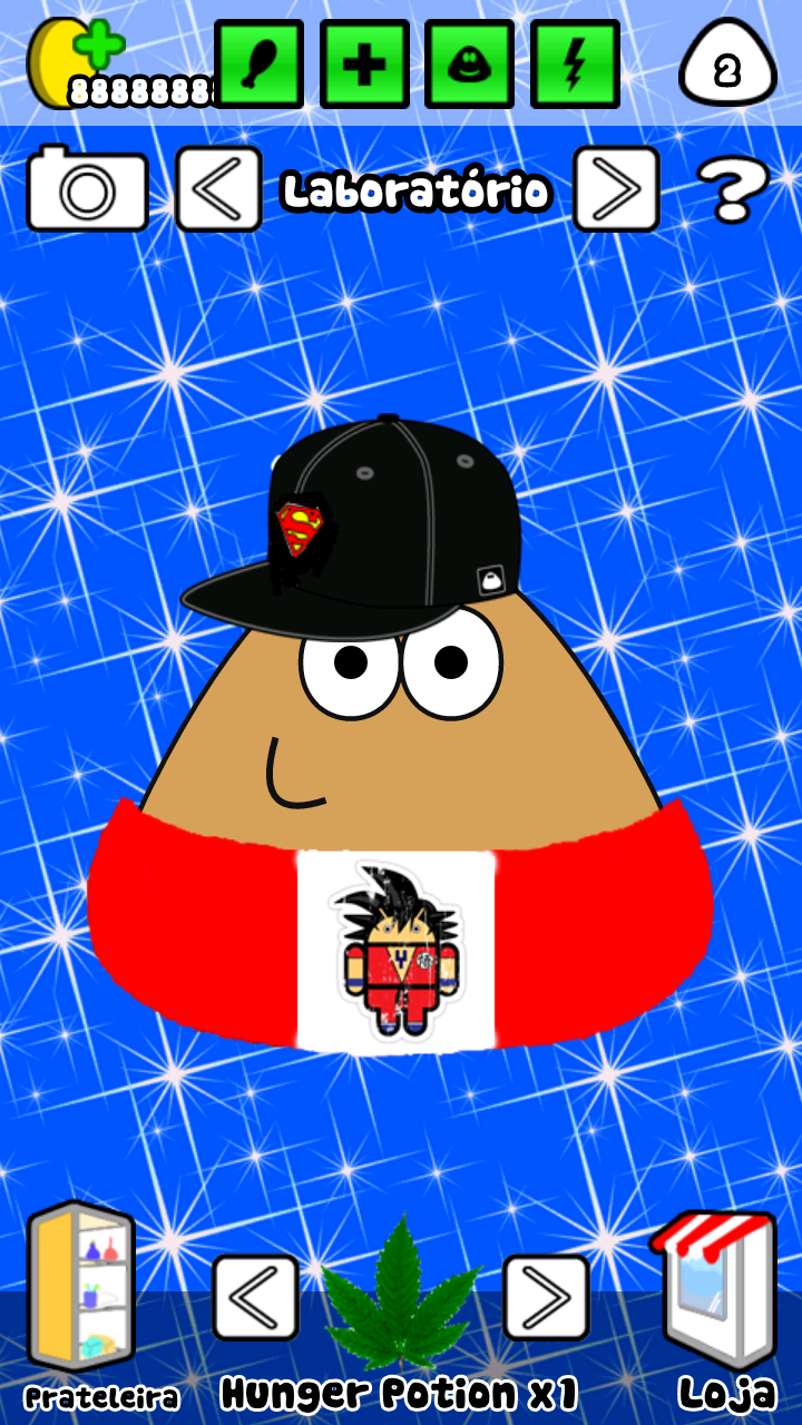 Google Play: Download-Pou Mod v1.4.17 (Liga da Justiça, Mário e