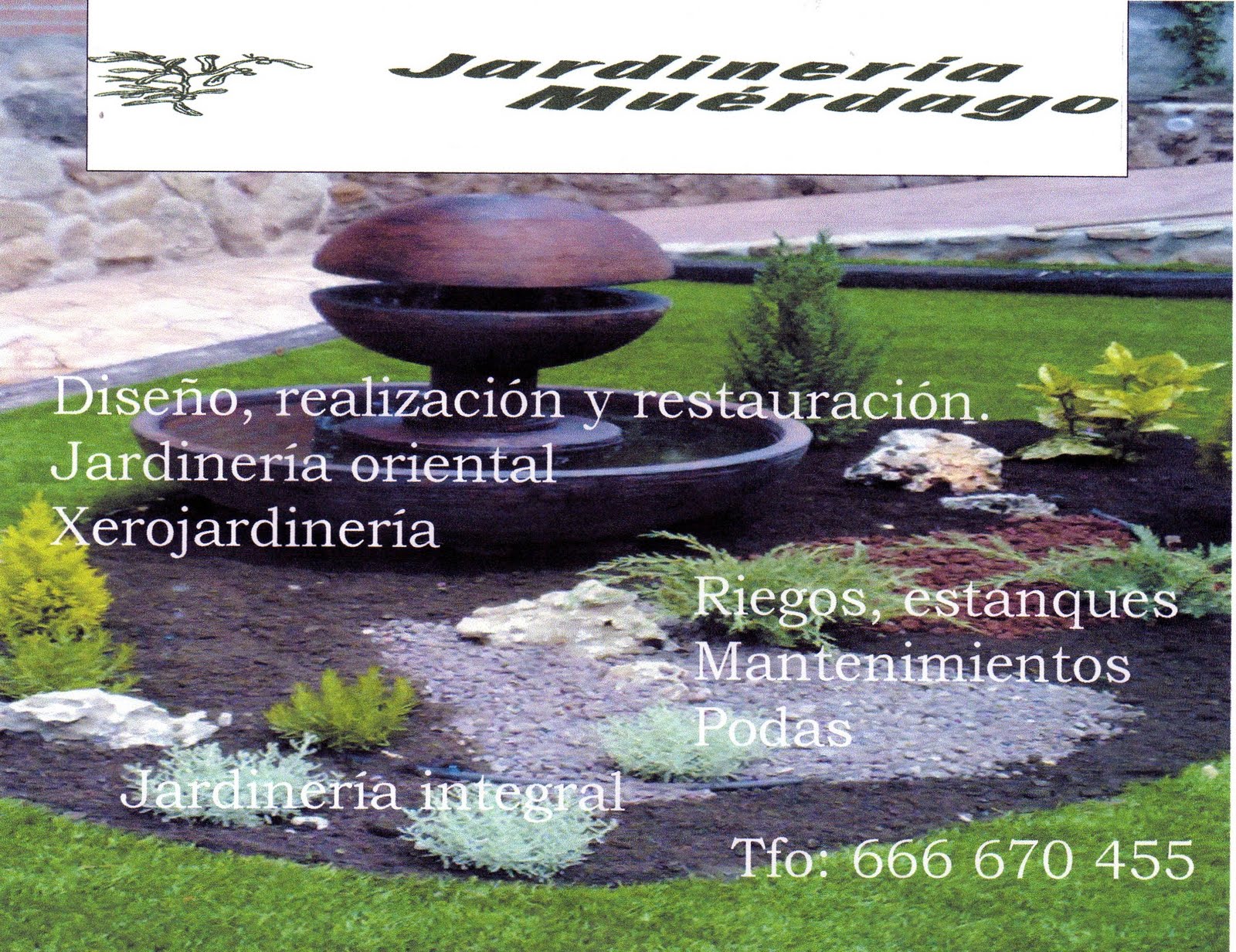 Jardinería muerdago