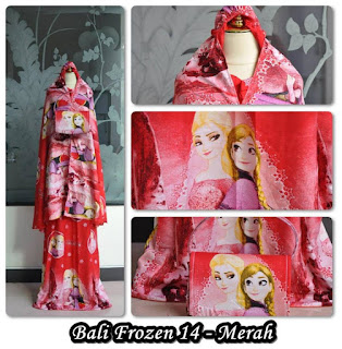 jual mukena anak frozen