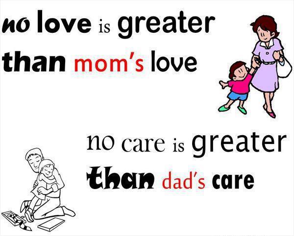 Mom Dad Love
